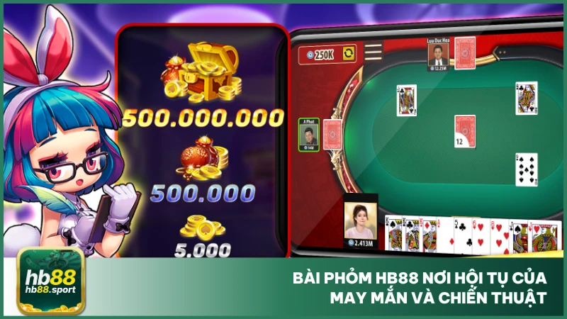 Game Bài Phỏm Hb88 - Trò Chơi Với Tỷ Lệ Thưởng Hàng Đầu 2 Bài phỏm hb88 nơi hội tụ của may mắn và chiến thuật